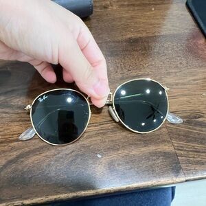 Ray-Ban Gold Sunglasses